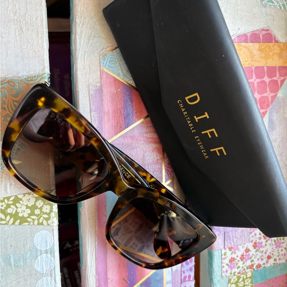 DIFF Tortoise Shell Sunglasses